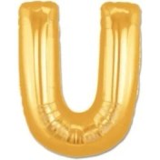 Resim Altın Sarısı Folyo Harf Balon 1 Metre 