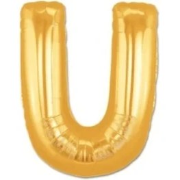 Resim Altın Sarısı Folyo Harf Balon 1 Metre 