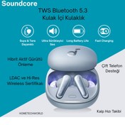 Resim Anker Ultra Sürükleyici Ses,Hibrit Aktif Gürültü Önleme TWS Bluetooth 5.3 Kulaklık 