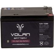 Resim Volan Battery 12 Volt 12 Amper Kuru Akü 3 Yıl Garantili 