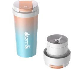 Resim Kablosuz 2-in-1 Kişisel Smoothie Blender, Taşınabilir, Şarjlı, Mavi, Garantili 