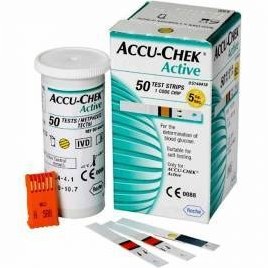 Resim Accu-Chek Active Şeker Ölçüm Çubuğu - 50 Adet 