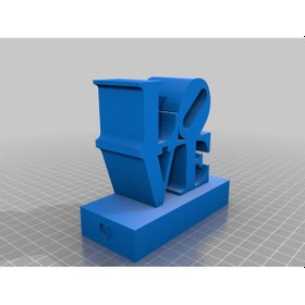Resim Opencart Aşk Heykeli Openscad İle Remixd Sadece Plastik Aparattır 