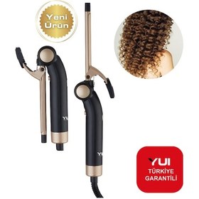 Resim Yui KB308 Seramik Plaka Afro Dalga Saç Şekillendirici Maşa 