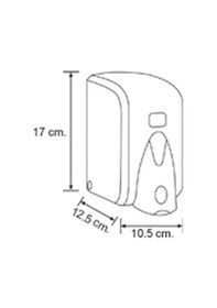 Resim Omnipazar Vialli S5 Sıvı Sabun Dispenseri Aparatı Hazneli Beyaz 5 