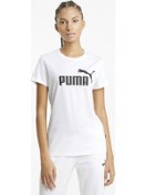 Resim Puma Ess Logo Tee Kadın T-Shirt 