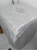 Resim CEYDA Çamaşır Ve Kurutma Makinesi Örtüsü Saten Kumaş 