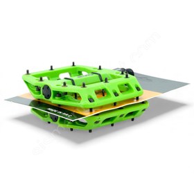 Resim Evo Rulmanlı Çivili Mtb/Trial/Bmx Platform Pedal Yeşil 