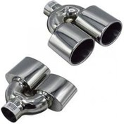 Resim Üniversal Krom Egzoz Ucu Çiftli Sol Çıkış 120×80 800-026L 