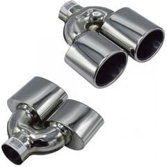 Resim Üniversal Krom Egzoz Ucu Çiftli Sol Çıkış 120×80 800-026L 