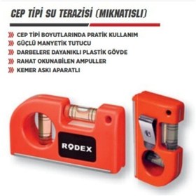 Resim Rodex Yelbey Cep Tipi Su Terazisi ( Mıknatıslı ) 