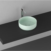 Resim İsvea Isvea Infinity Ø 36 Cm Tezgahüstü Lavabo – Mint (yeşil) 