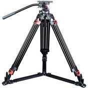 Resim Miliboo MTT609A Hidrolik Kafalı Profesyonel Alüminyum Video Tripod 