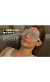 Resim StopEver Diamond Touch Göz Maskesi Soğuk Sıcak Kullanım Yorgunluk ve Göz Altı Halkaları İçin 1 Adet 
