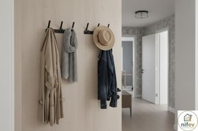 Resim 3'lü Siyah Elbise Askısı 