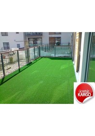 Resim Çim Halı - En 2 Metre - Boy 6 Metre Çimhalı Paspas Suni Yapay Bah 