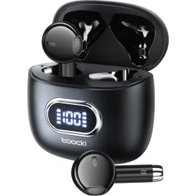Resim Amorus Toockı V05 Kablosuz Kulaklık Tws Bluetooth 5.3 Kulaklık Dijital Ekranlı Kulaklıklar - Siyah (Yurt Dışından) 
