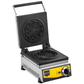 Resim Remta Tekli Çiçek Model Waffle Makinesi, 16 Cm, Elektrikli W11 