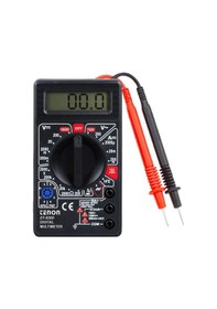 Resim Tenon Dt-830d Siyah Dc Ac Voltaj Akım Ölçer Dijital Multimetre Ölçü Aleti Ölçüm Cihazı 