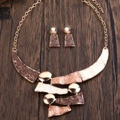 Resim 1 Çift Küpe + 1 Kolye Boho Tarzı Takı Seti Retro Geometri Tasarımı Çoklu Renklerden Seçim Yapın Tercih Ettiğiniz Birini Seçin 