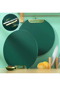 Resim Mutfak Sebze,meyve,et,balık,ekmek Doğrama Kesme Tahtası Standlı Kesim Panosu Çok Renkli 