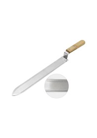 Resim 40 Cm Bıçak Bal Bıçağı Arı Kovanı Arıcılık Kazıyıcı Kapağını Açma Paslanmaz Toothless 40cm 