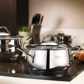 Resim Olika Delta 6 Parça Çelik Tencere Seti Güveç Set 