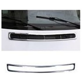 Resim Ford Transit Uyumlu Kaput Üstü Havalandırma Çerçevesi 2003-2014 Paslanmaz Çelik Parça 