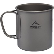 Resim Yuntech01 Widesea Kamp Titan Çay Bardağı 375ml - Katlanır Kulplu, Hafif Ve Pratik Çok Renkli 