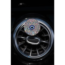 Resim Tasarım Arabam Nazar Klima Kokusu Yaldız Taş & Nazar Boncuğu 