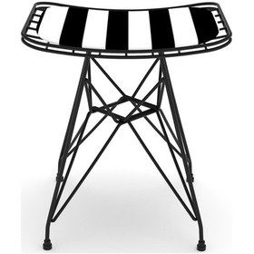 Resim Knsz kafes tel sandalyesi taburesi 1 li mutlu syhtuan ofis cafe bahçe mutfak 