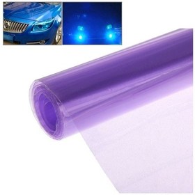 Resim Koruyucu Dekorasyon Flash Point Araba Işık Membran /lamba Çıkartması, Boyut: 195cm X 30cm Mor 