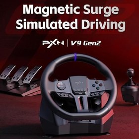 Resim Coverzone 900° Direksiyon Seti – 16 Bit Manyetik Encoder, Hall Sensörlü Lineer Pedal, Çift Motorlu Titreşim, Rgb Işıklı Geri Bildirim, Pc Ps4 Xbox Serisi S|x Uyumlu Gerçek Yarış Deneyimi | PXN V9 Gen2 