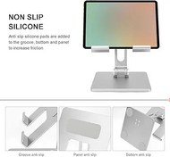 Resim KONTONTY Alüminyum Alaşımlı Laptop Tablet Standı Yükseklik Ayarlı Hafif Kaymaz Tabanlı ve Ev Kullanımı için Uygun Notebook 