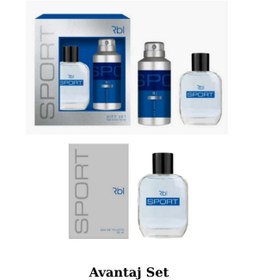Resim Rebul Sport EDT Erkek Parfüm 100 ml (50+50ml) | Deodorant 150 ml Avantaj Set 
