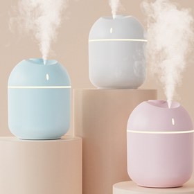 Resim USB Aroma Difüzör Nemlendirici Püskürtücü Taşınabilir Ev Cihazı Elektrikli Hava Temizleyici Masa Üstü İç Mekan Parfümü, Koku Yayıcı, Modern Diffüzör, Şık Tasarım, Verimli Çalışma, Hafif ve Pratik Esansiyel Yağ Difüzörü - Sağlıklı Bir Hayat İçin 