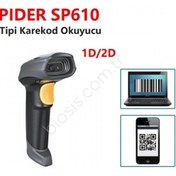 Resim Spider SP610 2D USB El Tipi Karekod Barkod Okuyucu 