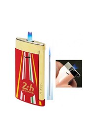Resim S.t. Dupont Le Mans Slim 7 Çakmak 027790 Kırmızı/gold 