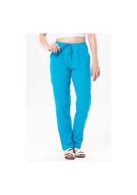 Resim Eliş Şile Bezi Şile Bezi Çift Cepli Unisex Yazlık Pantolon Turkuaz Trkz-turkuaz Turkuaz 