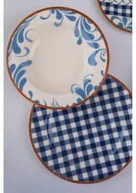 Resim Tabak Evi Porselen Lindy Yemek Takımı 6 Kişilik 24 Parça Bns24ykprs1216 Çok Renkli 