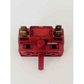 Resim Expermarket Ufo Mikatronik Soba Çevirmeli Şalter Anahtar 2+2 On/off Polyemit 