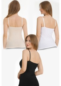 Resim 3lü Emzirme Atleti Siyah-beyaz-ten 