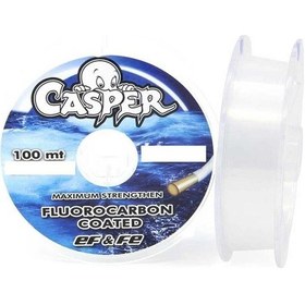 Resim Casper 100mt Fluorocarbon Kaplama Misina 0.50 MM 