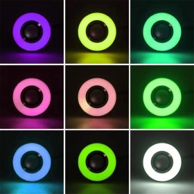 Resim Rgb LED Müzikli Renkli Bluetooth LED Ampül 12W 
