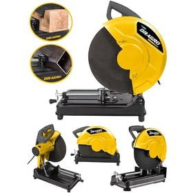 Resim Dragro DRG-4200 Sarı Professional Profil Ve Metal Kesme Makinası 355MM Hx355 