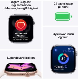 Resim Apple Watch Series 11 MFC44TU/A 46 MM Akıllı Saat M/L (Apple Türkiye Garantili) 