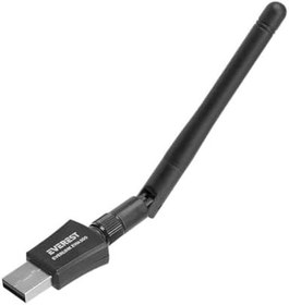 Resim Everest EVERLINK EWA300 300Mbps 2.4GHz WIFI-4 N300 RTL8192 2dBi Antenli Usb Kablosuz Adaptör 