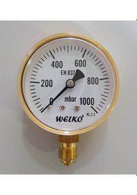 Resim Welko Q63X1000 Mbar Eko Tip Manometre 