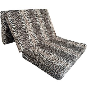 Resim Vip Home Concept Katlanır Yer Yatağı ve Tek Kişilik Sünger Katlanır Minder Yatak 90x190x10 cm - Leopar 