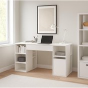 Resim Dekorister Diamond Çalışma Masası Beyaz - 145 cm 